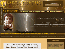 Tablet Screenshot of megagenius.com